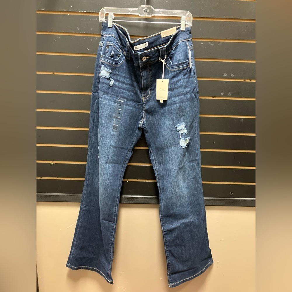KanCan Blue Flare Wide Leg Jeans